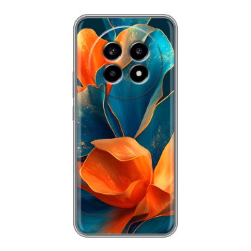 Силиконовый чехол на Realme 13 Pro с принтом Цветы Силиконовый чехол на Realme 13 Pro с принтом Цветы