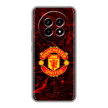 Силиконовый чехол на Realme 13 Pro с принтом Manchester United Силиконовый чехол на Realme 13 Pro с принтом Manchester United
