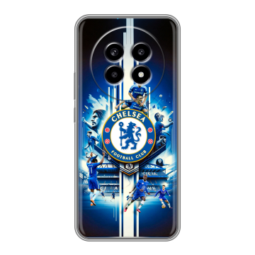 Силиконовый чехол на Realme 13 Pro с принтом Chelsea Челси Силиконовый чехол на Realme 13 Pro с принтом Chelsea Челси