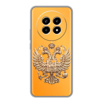 Силиконовый чехол на Realme 13 Pro с принтом Герб Флаг России Силиконовый чехол на Realme 13 Pro с принтом Герб Флаг России