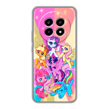 Силиконовый чехол на Realme 13 Pro с принтом My little pony Дружба чудо Силиконовый чехол на Realme 13 Pro с принтом My little pony Дружба чудо