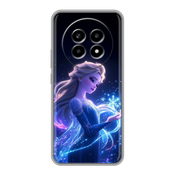 Силиконовый чехол на Realme 13 Pro с принтом Холодное сердце Frozen Силиконовый чехол на Realme 13 Pro с принтом Холодное сердце Frozen