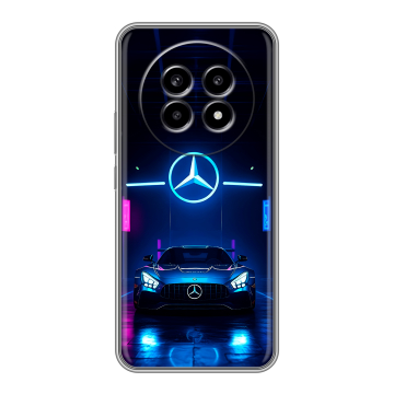 Силиконовый чехол на Realme 13 Pro с принтом Mercedes Мерседес Силиконовый чехол на Realme 13 Pro с принтом Mercedes Мерседес