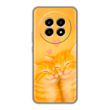 Силиконовый чехол на Realme 13 Pro с принтом Милые котята Силиконовый чехол на Realme 13 Pro с принтом Милые котята
