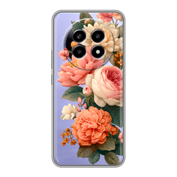 Силиконовый чехол на Realme 13 Pro с принтом цветы Силиконовый чехол на Realme 13 Pro с принтом цветы