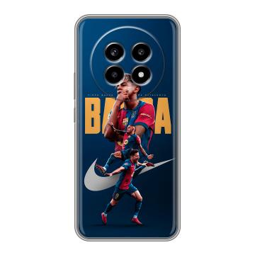 Силиконовый чехол на Realme 13 Pro с принтом Барселона Barca Yamal Силиконовый чехол на Realme 13 Pro с принтом Барселона Barca Yamal
