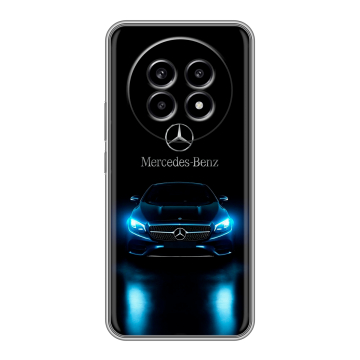 Силиконовый чехол на Realme 13 Pro с принтом Mercedes Мерседес