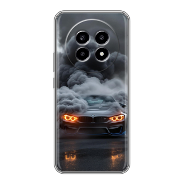 Силиконовый чехол на Realme 13 Pro с принтом BMW БМВ Силиконовый чехол на Realme 13 Pro с принтом BMW БМВ