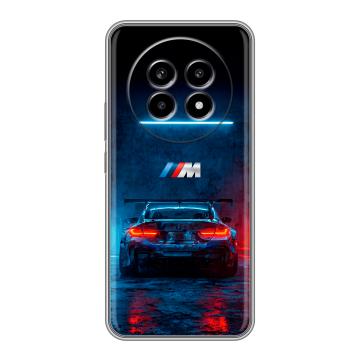 Силиконовый чехол на Realme 13 Pro с принтом BMW БМВ Силиконовый чехол на Realme 13 Pro с принтом BMW БМВ