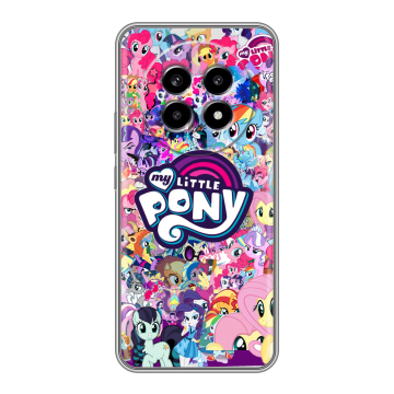 Силиконовый чехол на Realme 13 Pro с принтом My little pony Дружба чудо Силиконовый чехол на Realme 13 Pro с принтом My little pony Дружба чудо