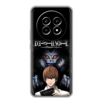 Силиконовый чехол на Realme 13 Pro с принтом Death note Тетрадь смерти Силиконовый чехол на Realme 13 Pro с принтом Death note Тетрадь смерти