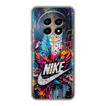 Силиконовый чехол на Realme 13 Pro с принтом Nike Найк Силиконовый чехол на Realme 13 Pro с принтом Nike Найк