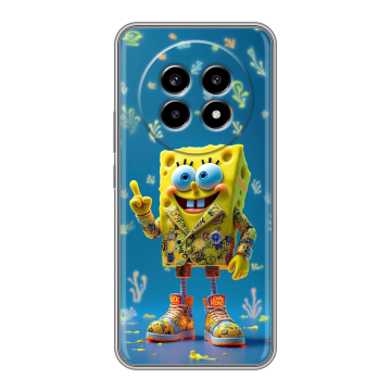 Силиконовый чехол на Realme 13 Pro с принтом Спанч боб Спанчбоб Силиконовый чехол на Realme 13 Pro с принтом Спанч боб Спанчбоб