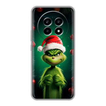 Силиконовый чехол на Realme 13 Pro с принтом Гринч Новый год Рождество Силиконовый чехол на Realme 13 Pro с принтом Гринч Новый год Рождество