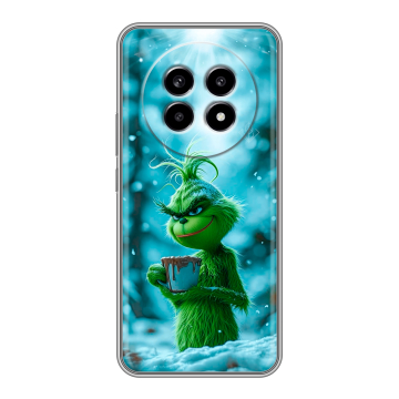 Силиконовый чехол на Realme 13 Pro с принтом Новый год гринч Силиконовый чехол на Realme 13 Pro с принтом Новый год гринч
