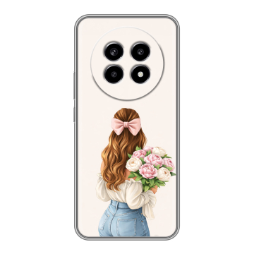 Силиконовый чехол на Realme 13 Pro с принтом женский Силиконовый чехол на Realme 13 Pro с принтом женский