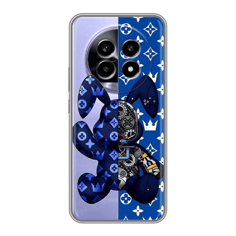 Силиконовый чехол на Realme 13 Pro с принтом Луи робот Силиконовый чехол на Realme 13 Pro с принтом Луи робот