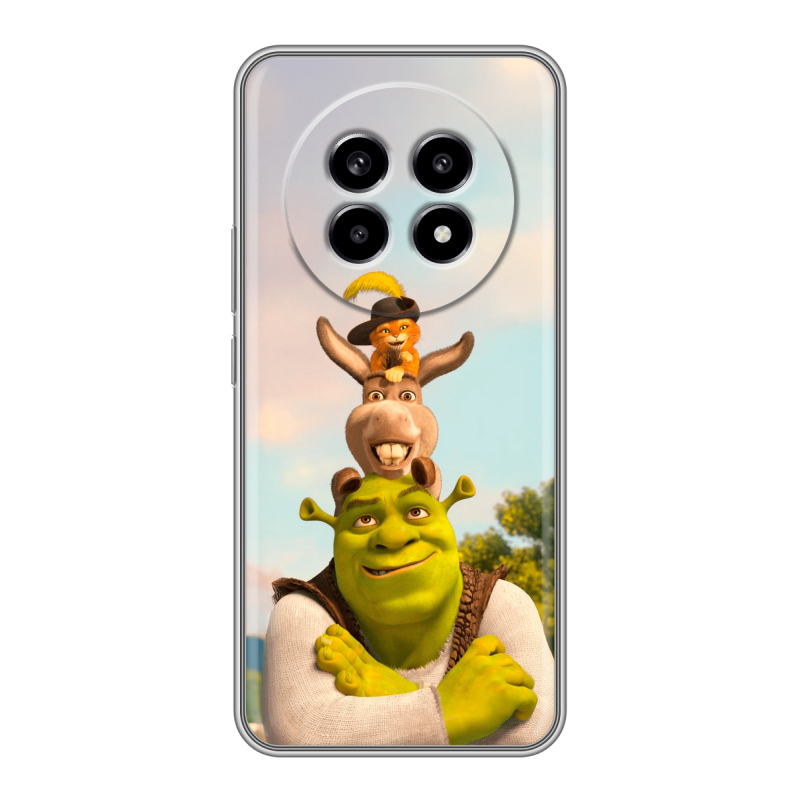 Силиконовый чехол на Realme 13 Pro с принтом Шрек Shrek Силиконовый чехол на Realme 13 Pro с принтом Шрек Shrek
