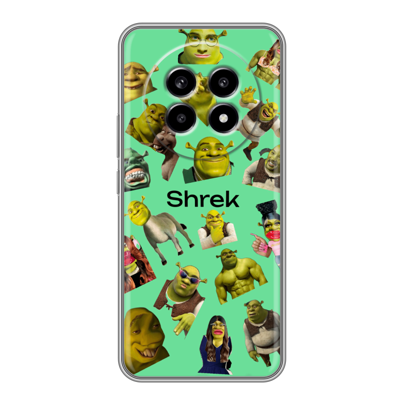 Силиконовый чехол на Realme 13 Pro с принтом Шрек Shrek Силиконовый чехол на Realme 13 Pro с принтом Шрек Shrek