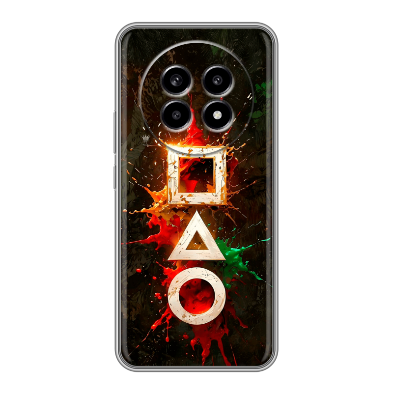Силиконовый чехол на Realme 13 Pro с принтом Squid Game Игра кальмара Силиконовый чехол на Realme 13 Pro с принтом Squid Game Игра кальмара