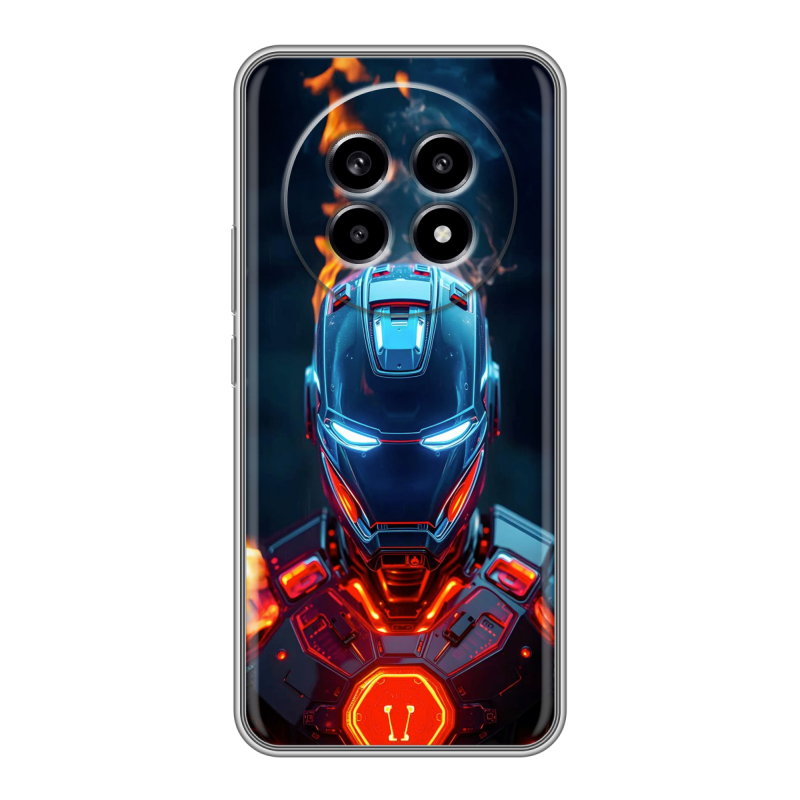 Силиконовый чехол на Realme 13 Pro с принтом IronMan Железный человек Силиконовый чехол на Realme 13 Pro с принтом IronMan Железный человек