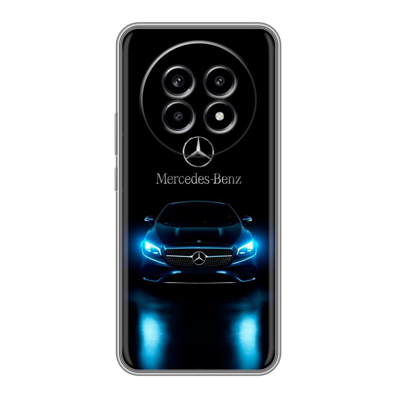 Силиконовый чехол на Realme 13 Pro с принтом Mercedes Мерседес Силиконовый чехол на Realme 13 Pro с принтом Mercedes Мерседес