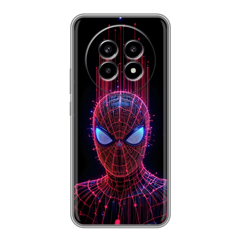 Силиконовый чехол на Realme 13 Pro с принтом Spiderman Человек паук Силиконовый чехол на Realme 13 Pro с принтом Spiderman Человек паук