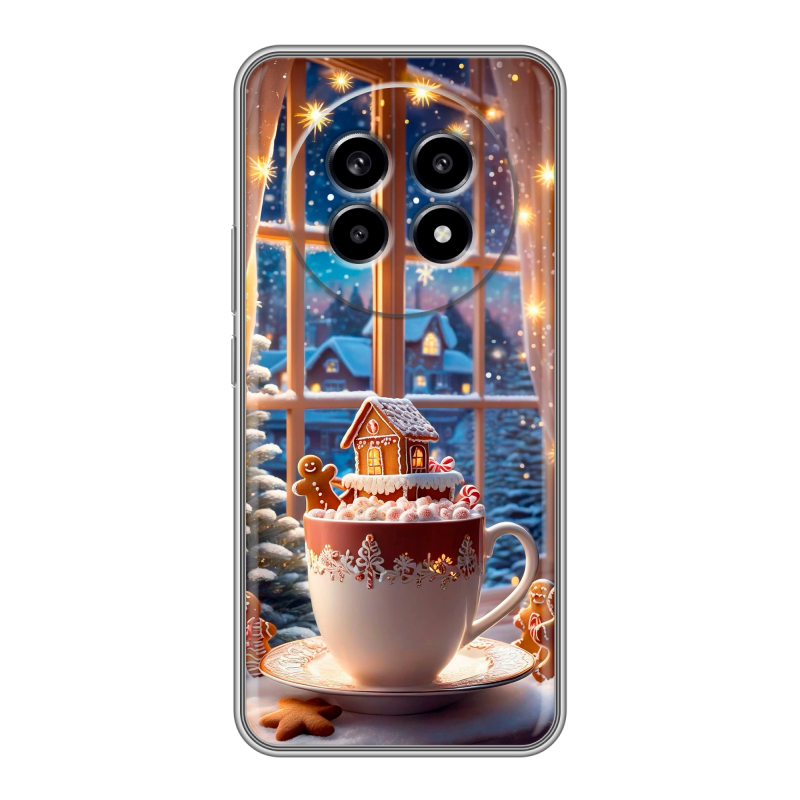 Силиконовый чехол на Realme 13 Pro с принтом Новый год Силиконовый чехол на Realme 13 Pro с принтом Новый год