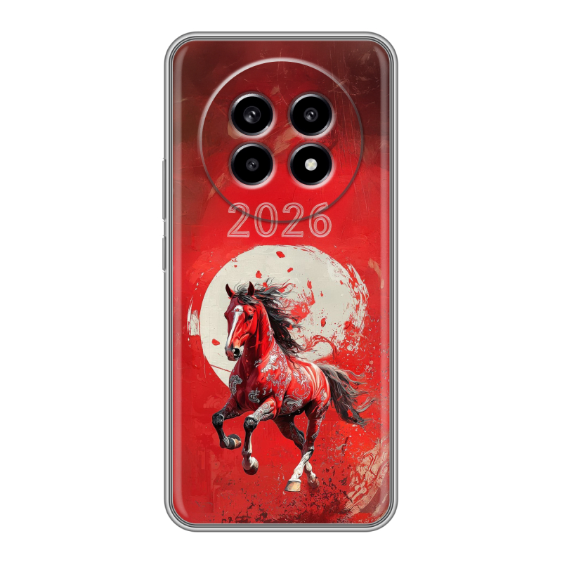 Силиконовый чехол на Realme 13 Pro с принтом Новый год Силиконовый чехол на Realme 13 Pro с принтом Новый год