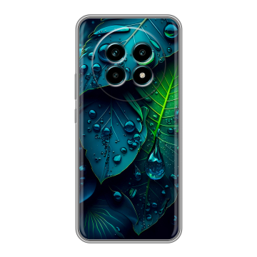 Силиконовый чехол на Realme 13 Pro Plus с принтом Листья Силиконовый чехол на Realme 13 Pro Plus с принтом Листья