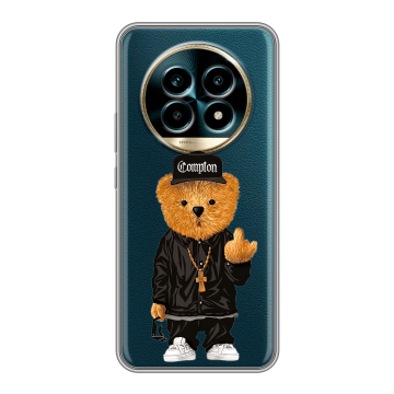 Силиконовый чехол на Realme 13 Pro Plus с принтом Мишка