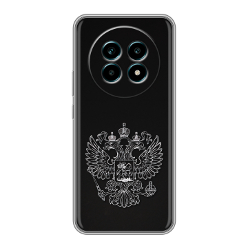 Силиконовый чехол на Realme 13 Pro Plus с принтом Герб России