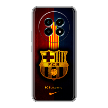 Силиконовый чехол на Realme 13 Pro Plus с принтом Барселона Barcelona