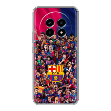 Силиконовый чехол на Realme 13 Pro Plus с принтом Барселона Barcelona