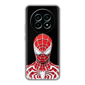 Силиконовый чехол на Realme 13 Pro Plus с принтом человек паук spiderman Силиконовый чехол на Realme 13 Pro Plus с принтом человек паук spiderman