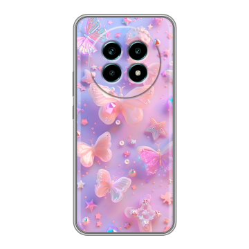 Силиконовый чехол на Realme 13 Pro Plus с принтом Бабочки