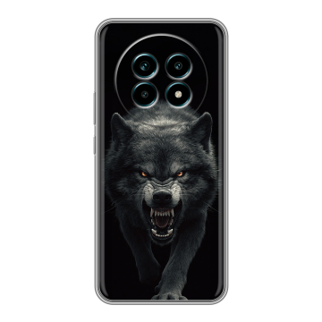 Силиконовый чехол на Realme 13 Pro Plus с принтом Волк Силиконовый чехол на Realme 13 Pro Plus с принтом Волк