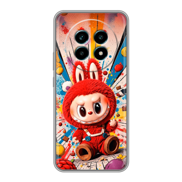 Силиконовый чехол на Realme 13 Pro Plus с принтом Labubu Лабубу Силиконовый чехол на Realme 13 Pro Plus с принтом Labubu Лабубу