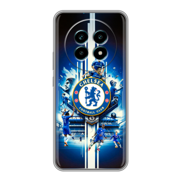 Силиконовый чехол на Realme 13 Pro Plus с принтом Chelsea Челси