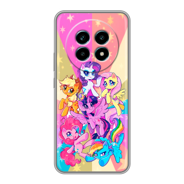 Силиконовый чехол на Realme 13 Pro Plus с принтом My little pony Дружба чудо Силиконовый чехол на Realme 13 Pro Plus с принтом My little pony Дружба чудо