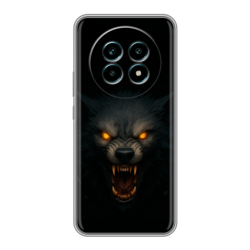 Силиконовый чехол на Realme 13 Pro Plus с принтом Волк