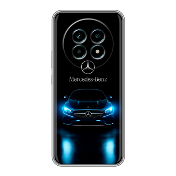 Силиконовый чехол на Realme 13 Pro Plus с принтом Mercedes Мерседес