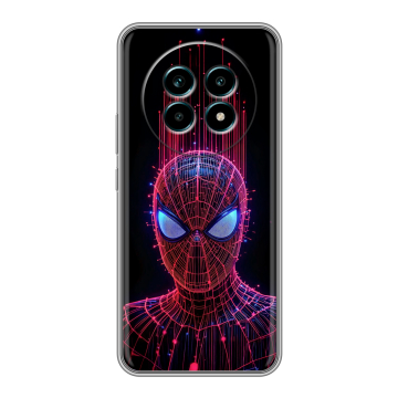 Силиконовый чехол на Realme 13 Pro Plus с принтом Spiderman Человек паук Силиконовый чехол на Realme 13 Pro Plus с принтом Spiderman Человек паук