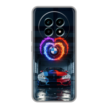 Силиконовый чехол на Realme 13 Pro Plus с принтом BMW БМВ Силиконовый чехол на Realme 13 Pro Plus с принтом BMW БМВ