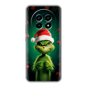 Силиконовый чехол на Realme 13 Pro Plus с принтом Гринч Новый год Рождество