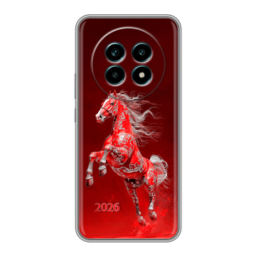 Силиконовый чехол на Realme 13 Pro Plus с принтом Новый год