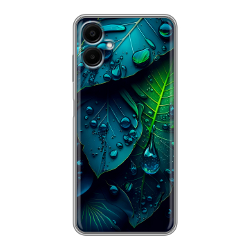 Силиконовый чехол на Samsung Galaxy A06 с принтом Листья Силиконовый чехол на Samsung Galaxy A06 с принтом Листья
