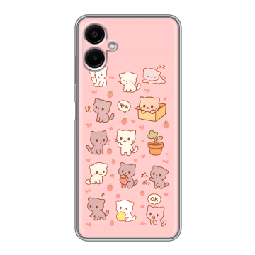 Силиконовый чехол на Samsung Galaxy A06 с принтом Hello Kitty Хелоу Кити Силиконовый чехол на Samsung Galaxy A06 с принтом Hello Kitty Хелоу Кити