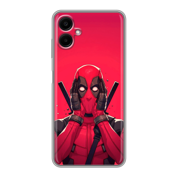 Силиконовый чехол на Samsung Galaxy A06 с принтом Дедпул Deadpool Силиконовый чехол на Samsung Galaxy A06 с принтом Дедпул Deadpool