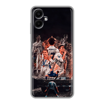 Силиконовый чехол на Samsung Galaxy A06 с принтом Реал Роналдо Real Ronaldo Силиконовый чехол на Samsung Galaxy A06 с принтом Реал Роналдо Real Ronaldo